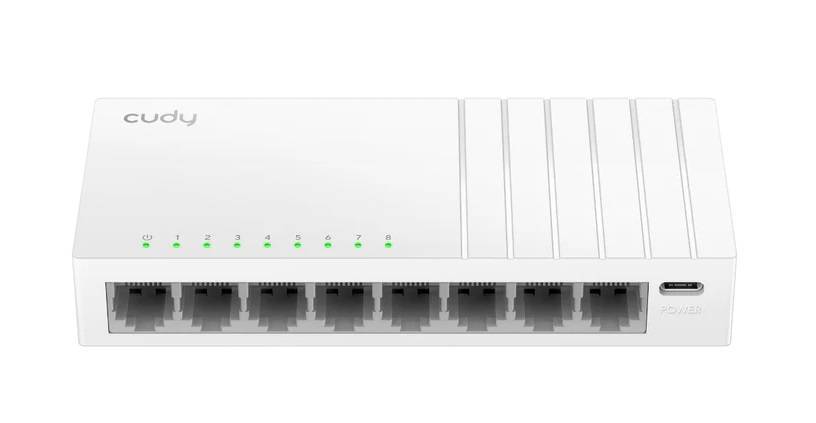 Коммутатор/ 8-Port Gigabit Desktop Switch, 8 10/100/1000M RJ45 Ports, Loop Detection, Desktop Plastic Case, Power Saving, Plug & Play, Wall-Mount,  Power Adapter Not Included