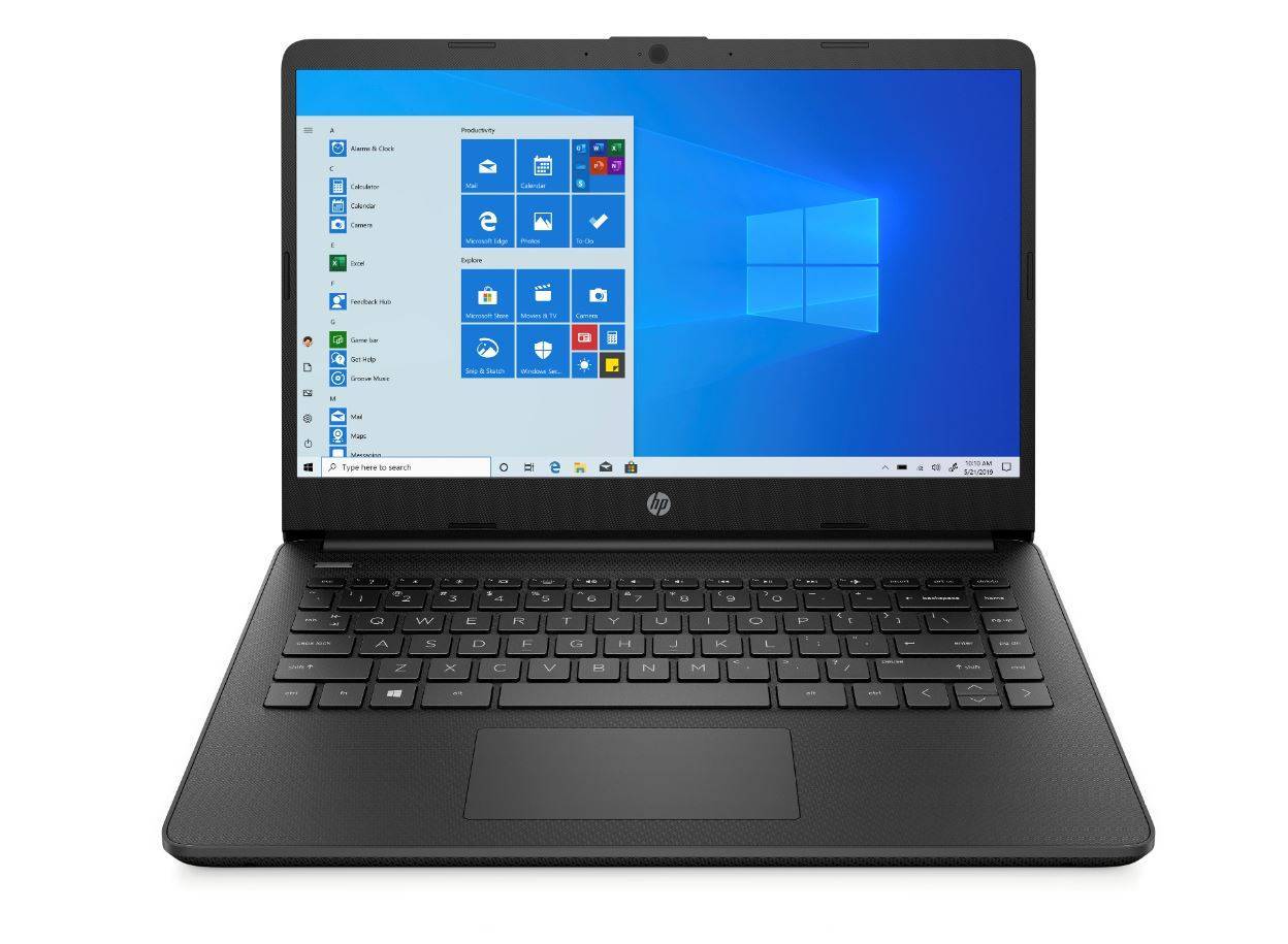 Ноутбук HP14 14s-fq0020ur 14" HD, AMD Athlon-3020e, 4Gb, 128Gb SSD, no ODD, Win10, черный