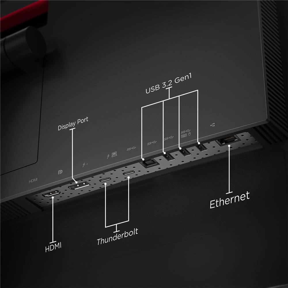 МОНИТОР 39,7" Lenovo ThinkVision P40w-20 Black, изогнутый  (IPS, 5120x2160, 4 ms,178°/178°, 300 nits, 1000:1, +HDM, +Dis