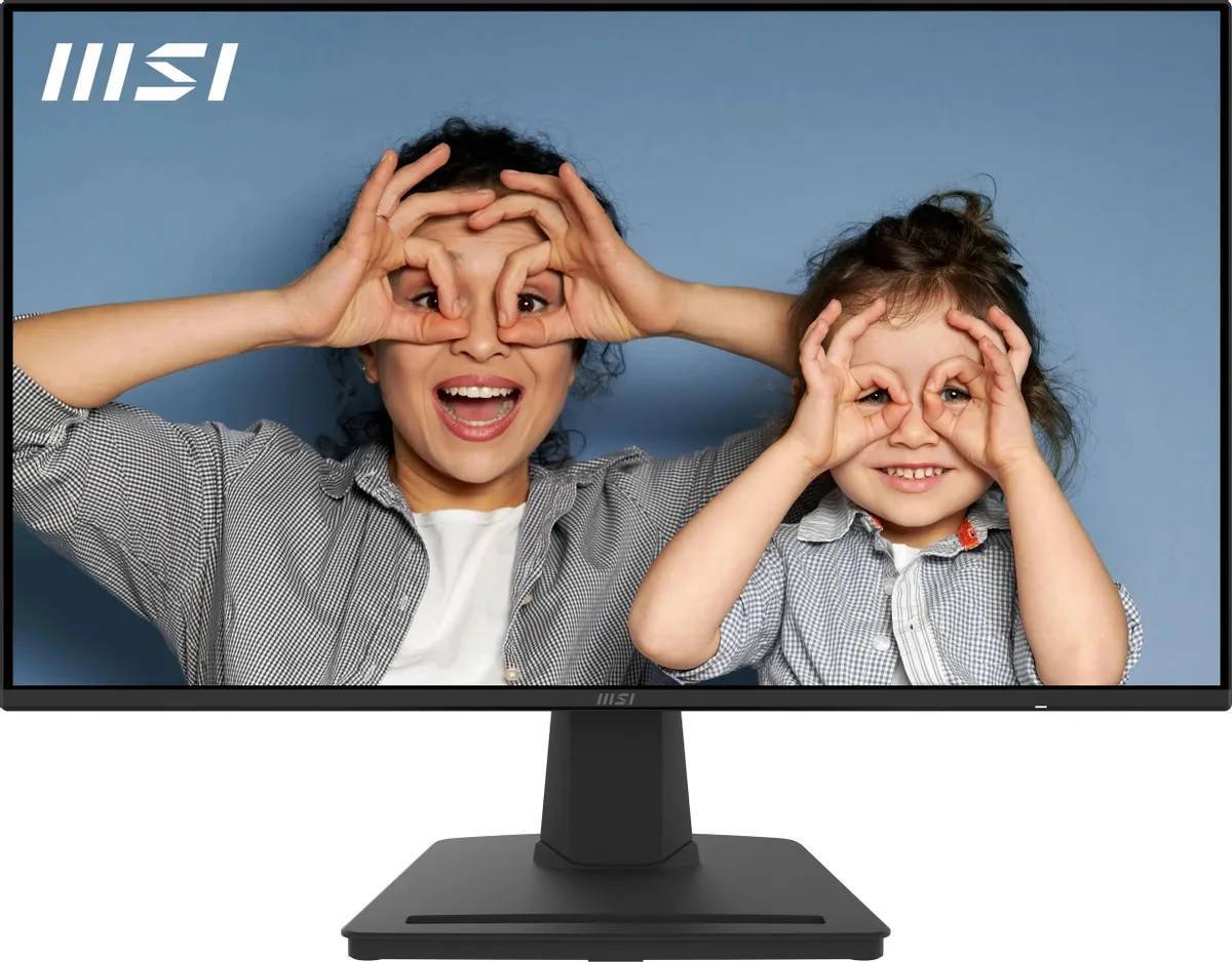 МОНИТОР 24.5" MSI PRO MP252 Black  (IPS, 1920x1080, 100Hz, 4ms, 178°/178°, 300 cd/m², 1300:1, +HDMI, +DP, +MM)