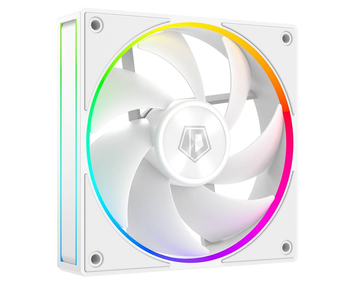 Вентилятор ID-COOLING AF-127-ARGB-W, 120×120×27мм, 4-pin PWM, ARGB, 2000RPM