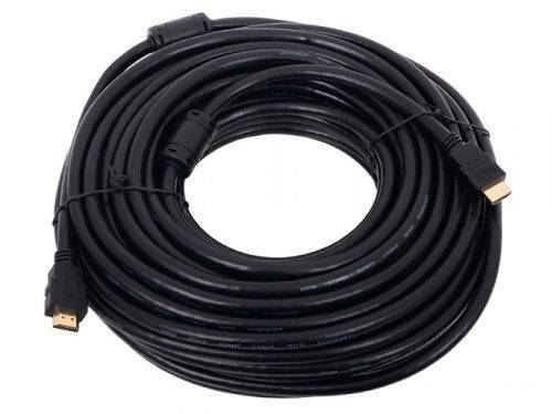 Кабель HDMI 19M/M ver:1.4+3D, 25m, позолоченные контакты, 2 фильтра, VCOM.