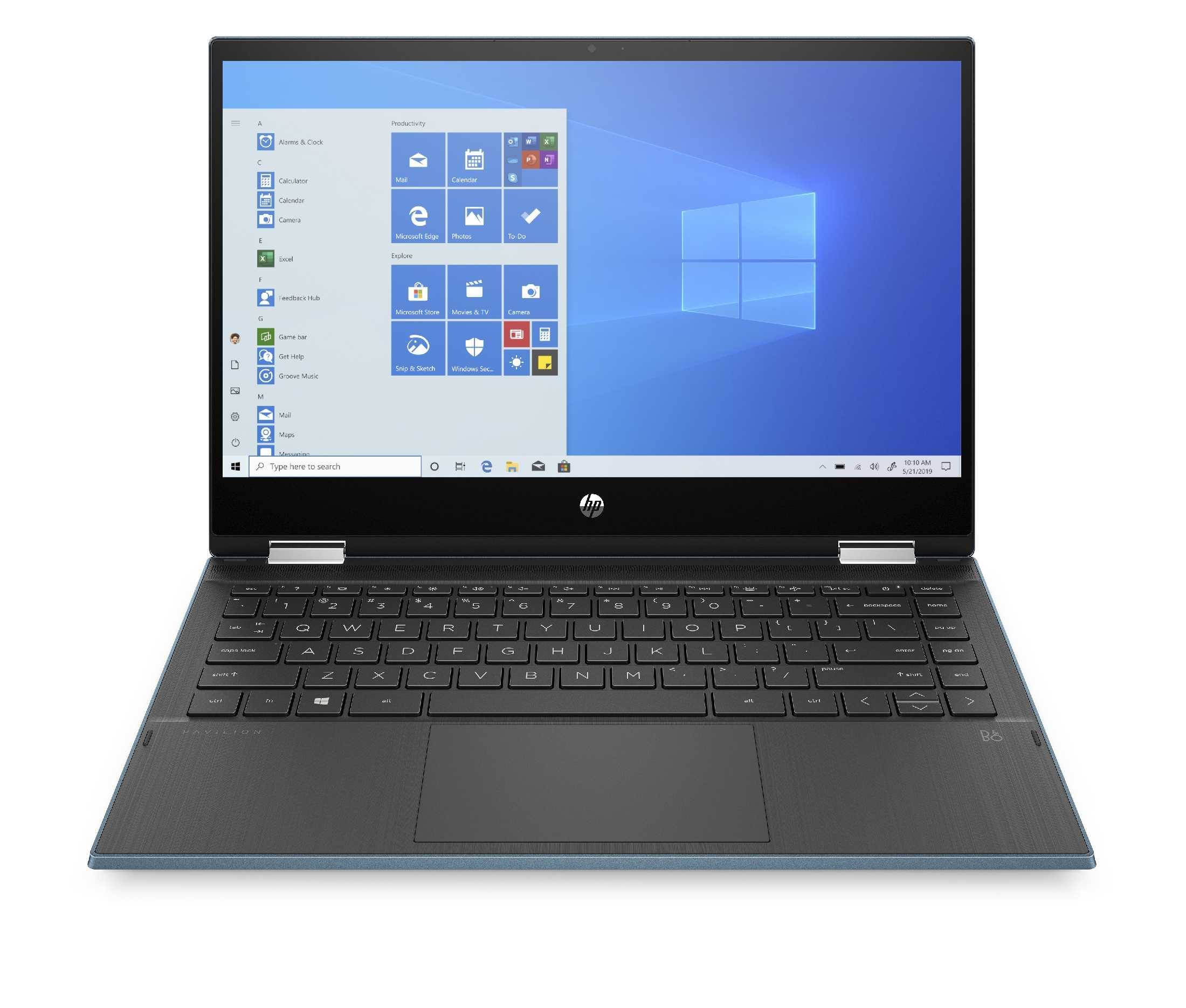 Ноутбук HP Pavilion x360 14-dw1007ur 14" FHD Touch, Intel Core i5-1135G7, 8Gb, 256Gb SSD, no ODD, Win10, зеленый