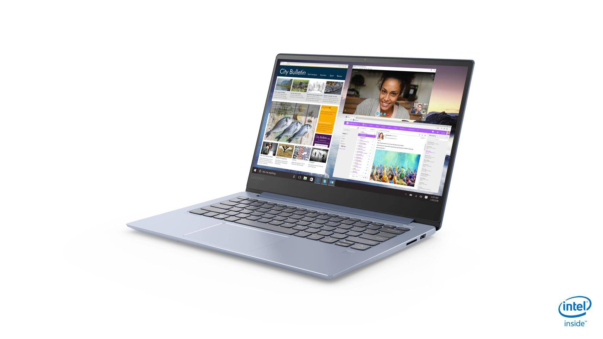 Ноутбук Lenovo 530S-14IKB 14.0" FHD, Intel Core i5-8250U, 8Gb, 256Gb SSD, noDVD, Win10, blue (81EU00BARU)