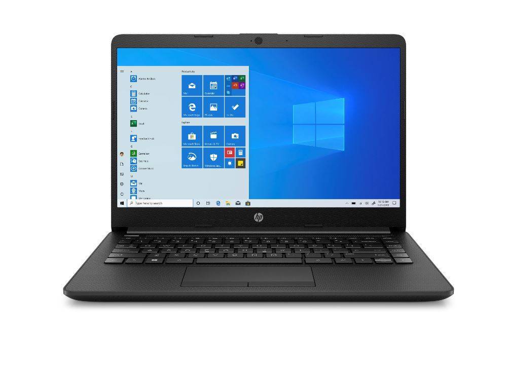 Ноутбук HP14 14-dk1007ur 14" HD, AMD Athlon-3050U, 4Gb, 128Gb SSD, no ODD, FreeDOS, черный