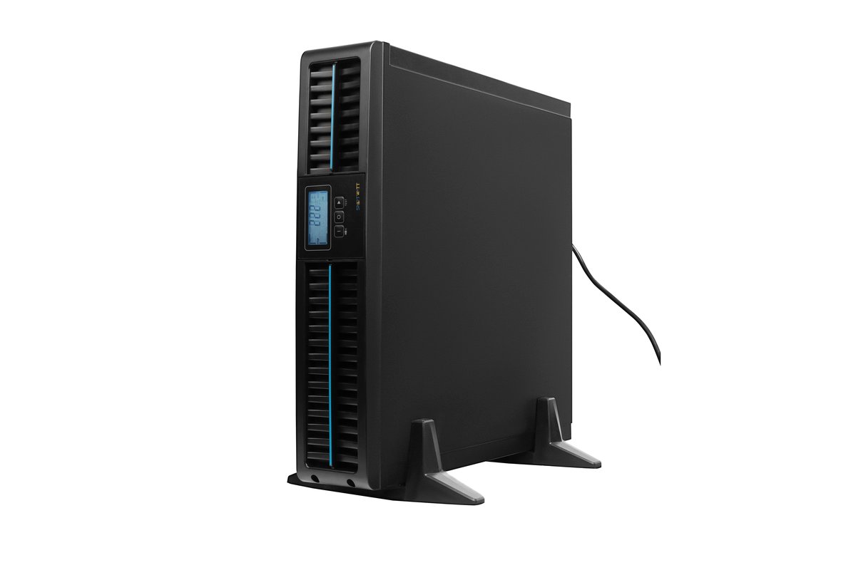 ИБП SMARTWATT UPS DATA PRO 1kVA Online 1000VA/900W (Euro x2, RS232 USB, SNMP, LCD, 450x440x88(мм), 10,7 кг, гарантия 24м