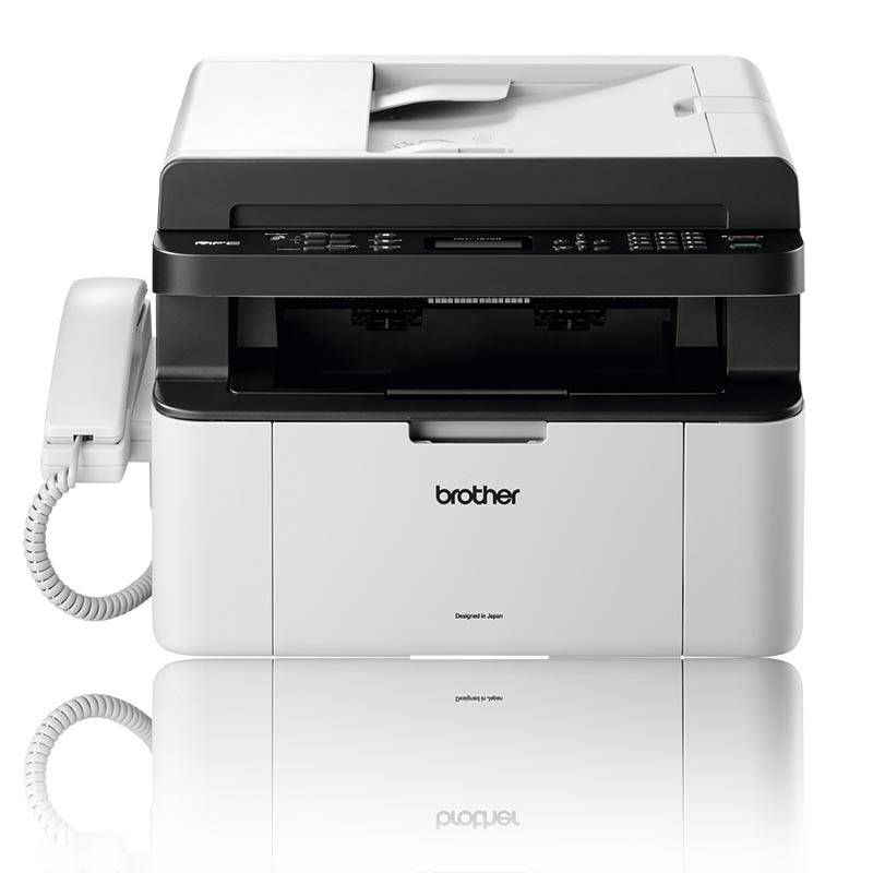 Многофункциональное устройство Brother MFC-1815R A4, 20 cтр/мин, GDI, факс, трубка, ADF 10, + строго 2шт TN1075