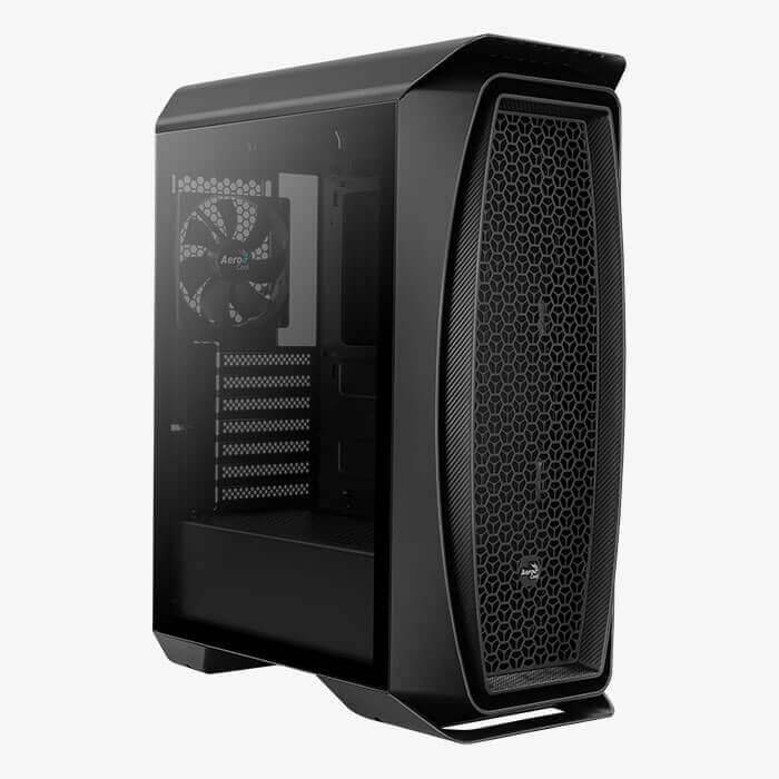 Корпус AeroCool Aero One Black (ATX, mATX, Mini-ITX, Midi-Tower, без БП, с окном, 2xUSB 3.0, Audio) (4710562752304)