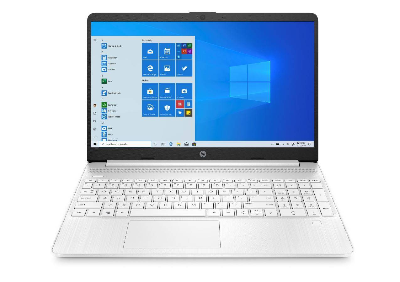 Ноутбук HP15 15s-eq1117ur 15.6" FHD, AMD Athlon-3020e, 4Gb, 256Gb SSD, no ODD, Win10, белый