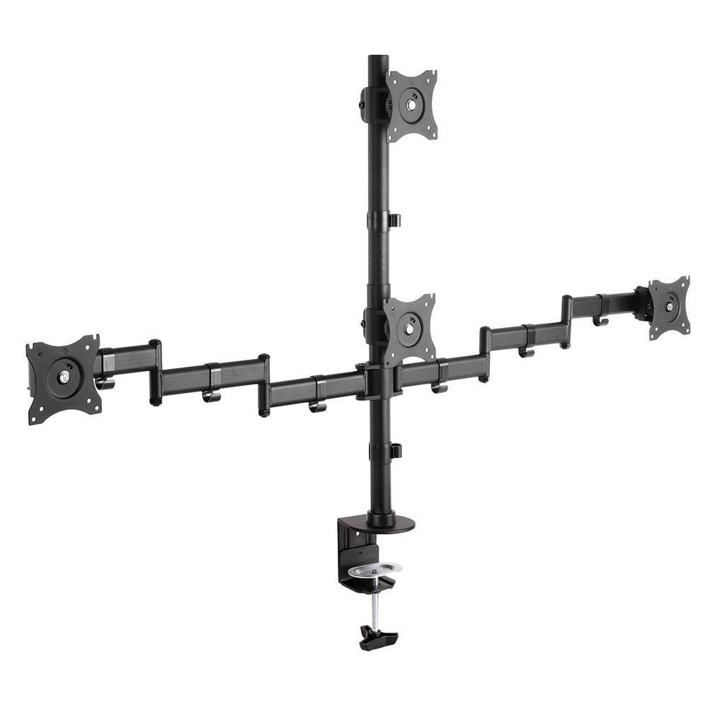 Кронштейн Arm media LCD-T16 черный для 4-х мониторов LCD 15"-27"