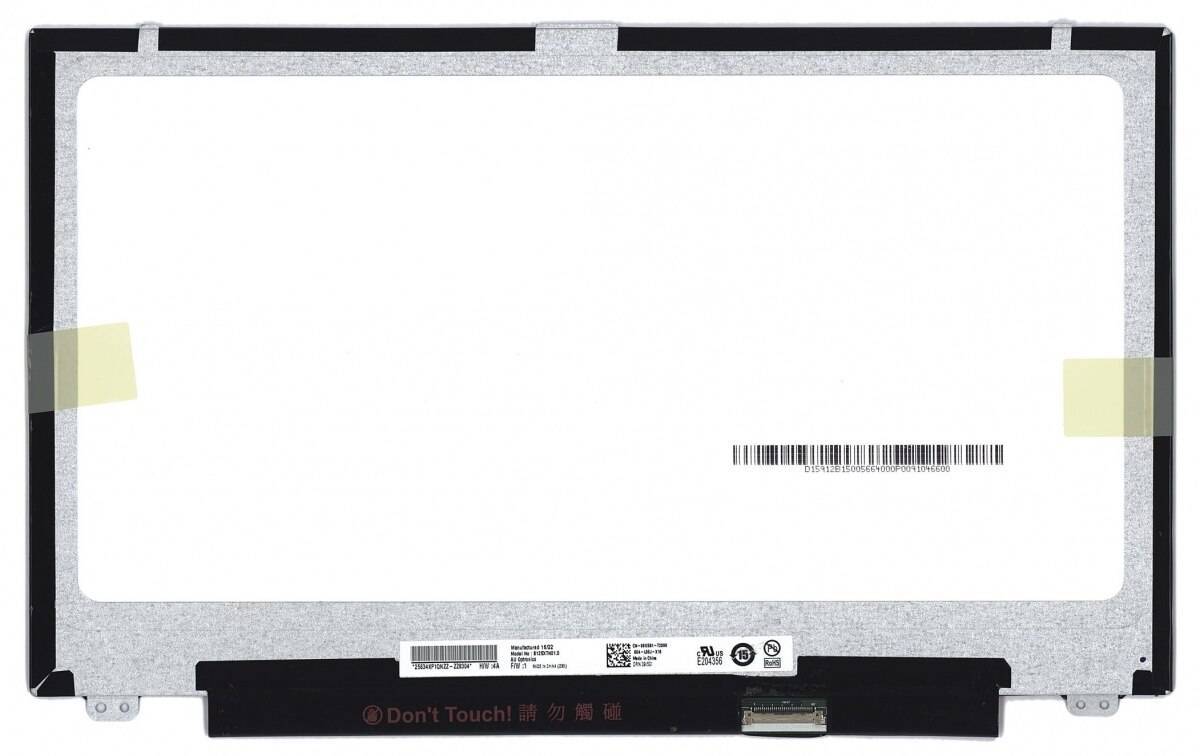 Матрица AUO 12.5" 1366x768 (HD) TN 30 eDp матовая (B125XTN01.0 HW:4A FW:1)