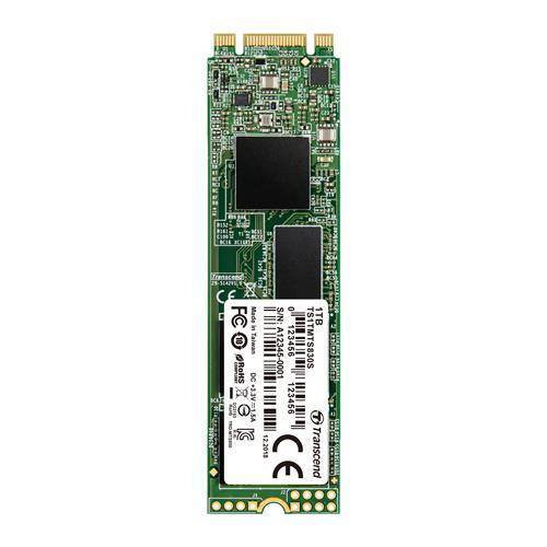 Твердотельный диск 1TB Transcend MTS830, M.2 2280, SATA, 3D TLC, with DRAM [R/W - 560/520 MB/s]