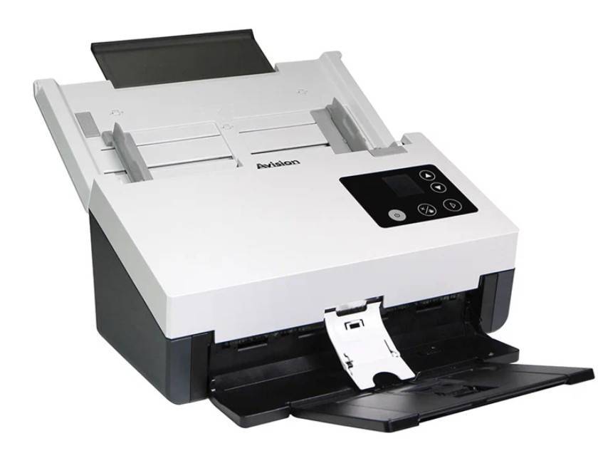 Сканер Avision AD345N A4,  60 стр./мин. дуплекс, автоподатчик 100 листов, 1200 dpi,  Ethernet, USB