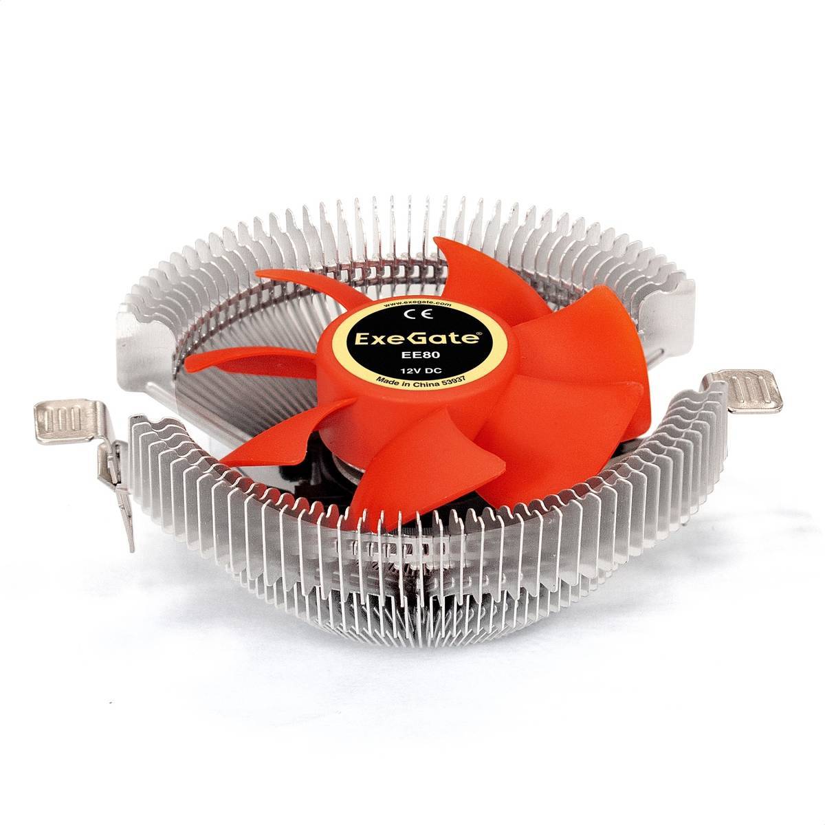 Кулер ExeGate EE80 (Al, LGA775/1150/1151/1155/1156/1200/AM2/AM2+/AM3/AM3+/AM4/FM1/FM2/754/939/940, TDP 65W, Fan 80mm, 20