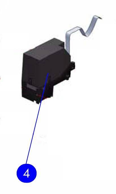 Клипса трубопровода 60" HP DJ Z6100/6200 (Q6652-60125)