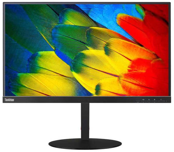 МОНИТОР 23.8" Lenovo ThinkVision T24m-10 Black с поворотом экрана  (IPS,1920x1080,6 ms,178°/178°,250 cd/m,1000:1,+HDM, +