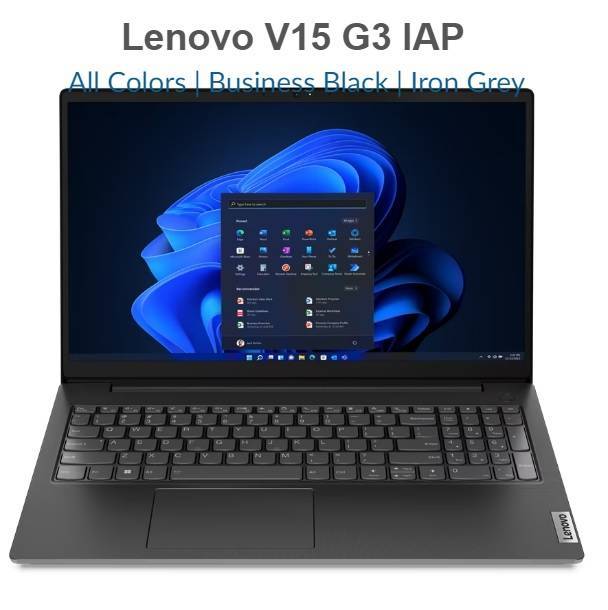 Ноутбук Lenovo V15 G3 ITL 15.6" FHD,IPS, Intel Core i5-1235U, 8Gb, 256Gb SSD, Intel Iris Xe,noDVD, DOS, черный (82TT0031