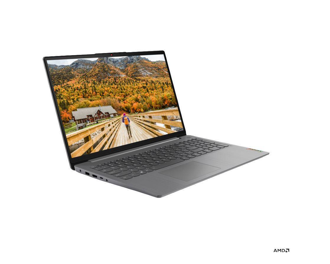 Ноутбук Lenovo IP3 15ALC6 15.6" FHD, AMD R5-5500U, 16Gb, 256Gb SSD, no ODD, no OS, серый (82KU002TRK)