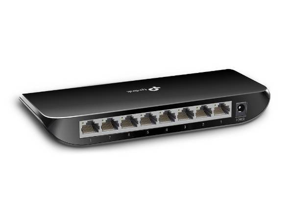 TP-Link TL-SG1008D 8-портовый гигабитный настольный коммутатор, пластиковый корпус