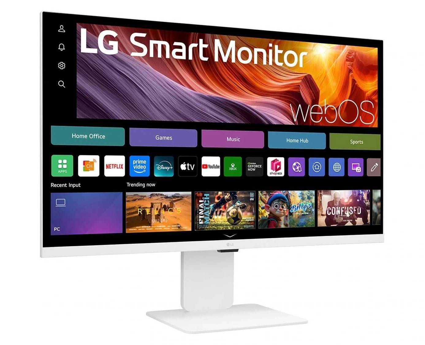 Монитор LG 31.5" UltraFine 32U830SA-W белый IPS LED 16:9 HDMI M/M матовая HAS 1000:1 400cd 178гр/178гр 3840x2160 60Hz 4K USB 7.7кг