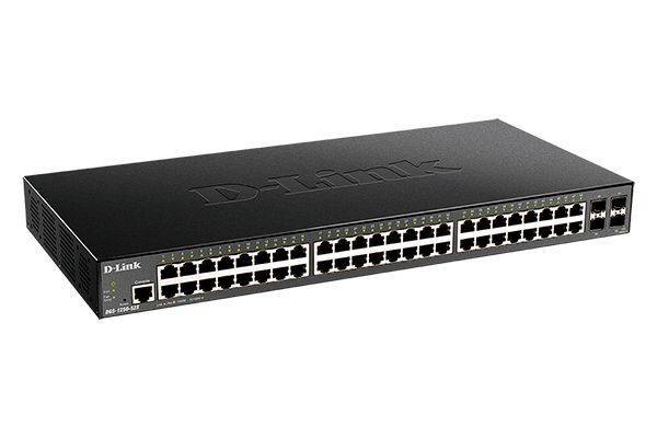 D-Link DGS-1250-52X/A1A  Настраиваемый L2 коммутатор c 48 портами 10/100/1000Base-T и 4 портами 10GBase-X SFP+