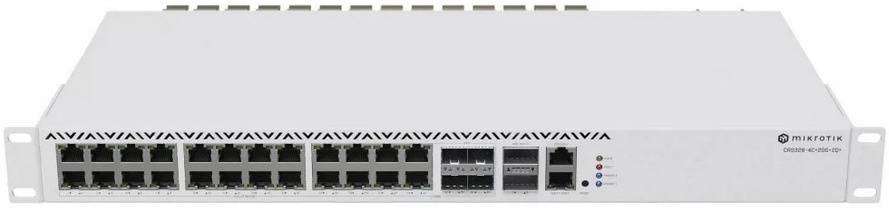Коммутатор MikroTik CRS326-4C+20G+2Q+RM, 20×2.5G, 4×10G SFP+, 2×40G QSFP+, 1U