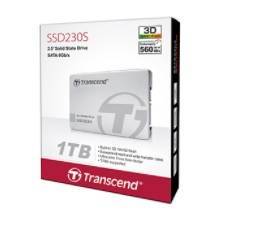 Твердотельный диск 1TB Transcend, 230S, 3D NAND, 2.5", SATA III [R/W - 560/520 MB/s]