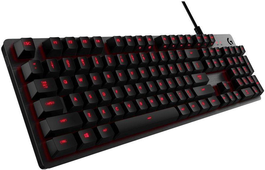Logitech Клавиатура игровая G413 Carbon, проводная, механическая, USB-хаб, подсветка клавиш, 1,8 метра.
