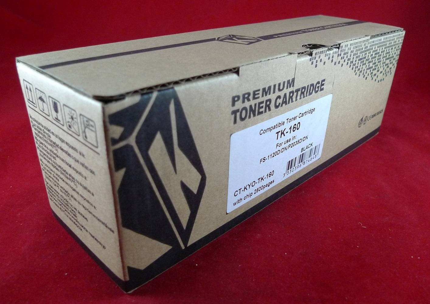 Тонер-картридж для Kyocera FS-1120D/DN/P2035D/DN TK-160 2.5K  ELP Imaging®