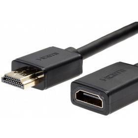 Кабель удлинительный  HDMI-19M---HDMI-19F ver 2.0, 2m, Telecom