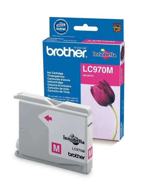 Картридж Brother LC970M DCP-135C/150C, MFC-235C/260С красный (Magenta), 300 стр. (5% заполнение)
