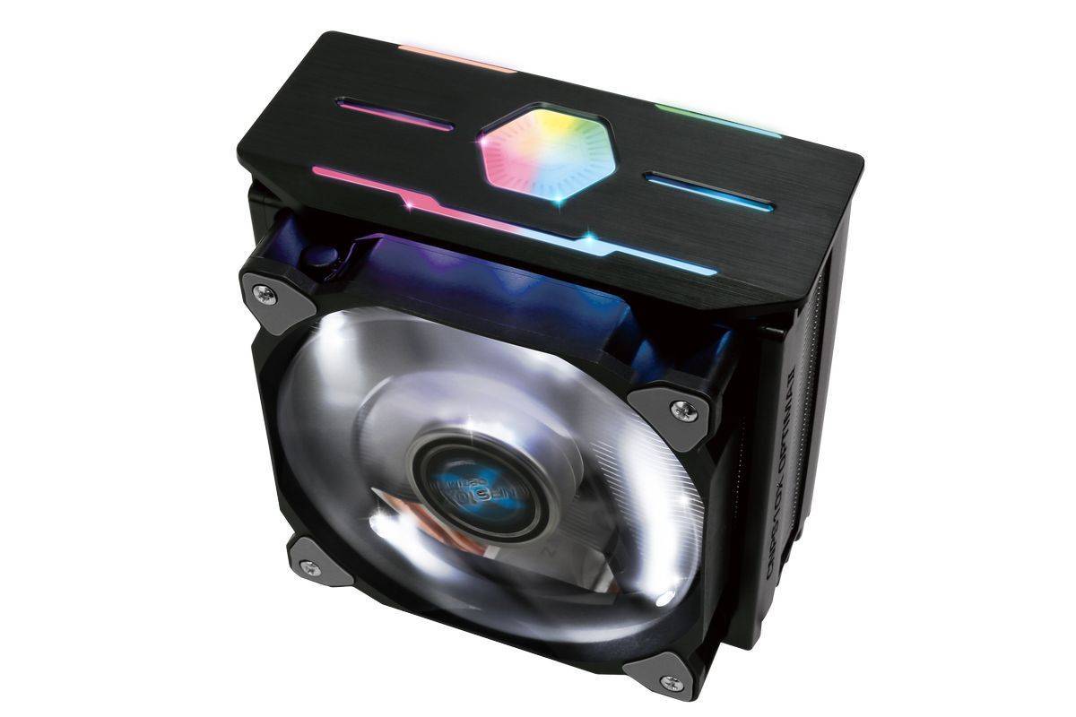 Кулер Zalman CNPS10X Optima II RGB Black (универсальный, 130W, 27dB, 900-1500 rpm, 120мм, (3+4) pin, медь+алюминий)