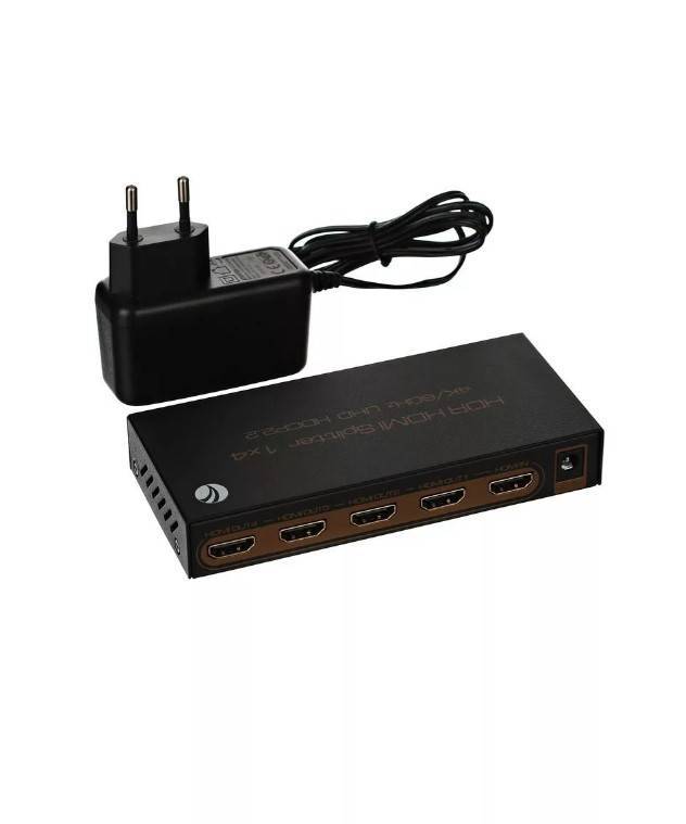 Разветвитель HDMI Spliitter 1=>4 2.0v, VCOM