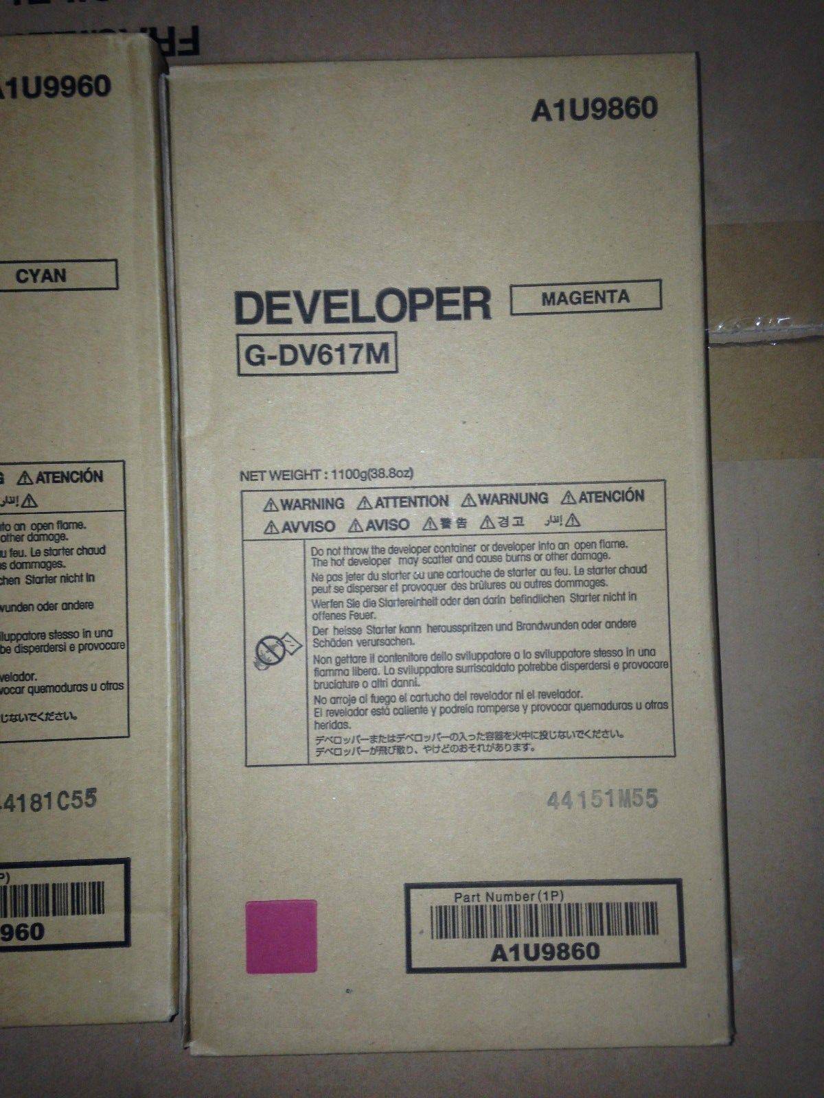 Девелопер DV-617M Konica Minolta bizhub Pro C6000(L)/C7000/C7000P/C8000, красный (Original)