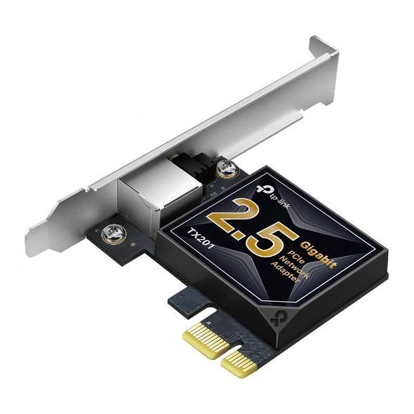 TP-Link TX201 Сетевой адаптер PCIe 2,5 Гбит/с, 1 разъём PCIe 2.1