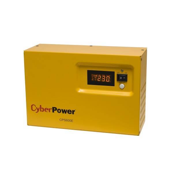Инвертор CyberPower CPS 600 E (420 Вт. 12 В.), ток заряда батарей до 10А CPS600E
