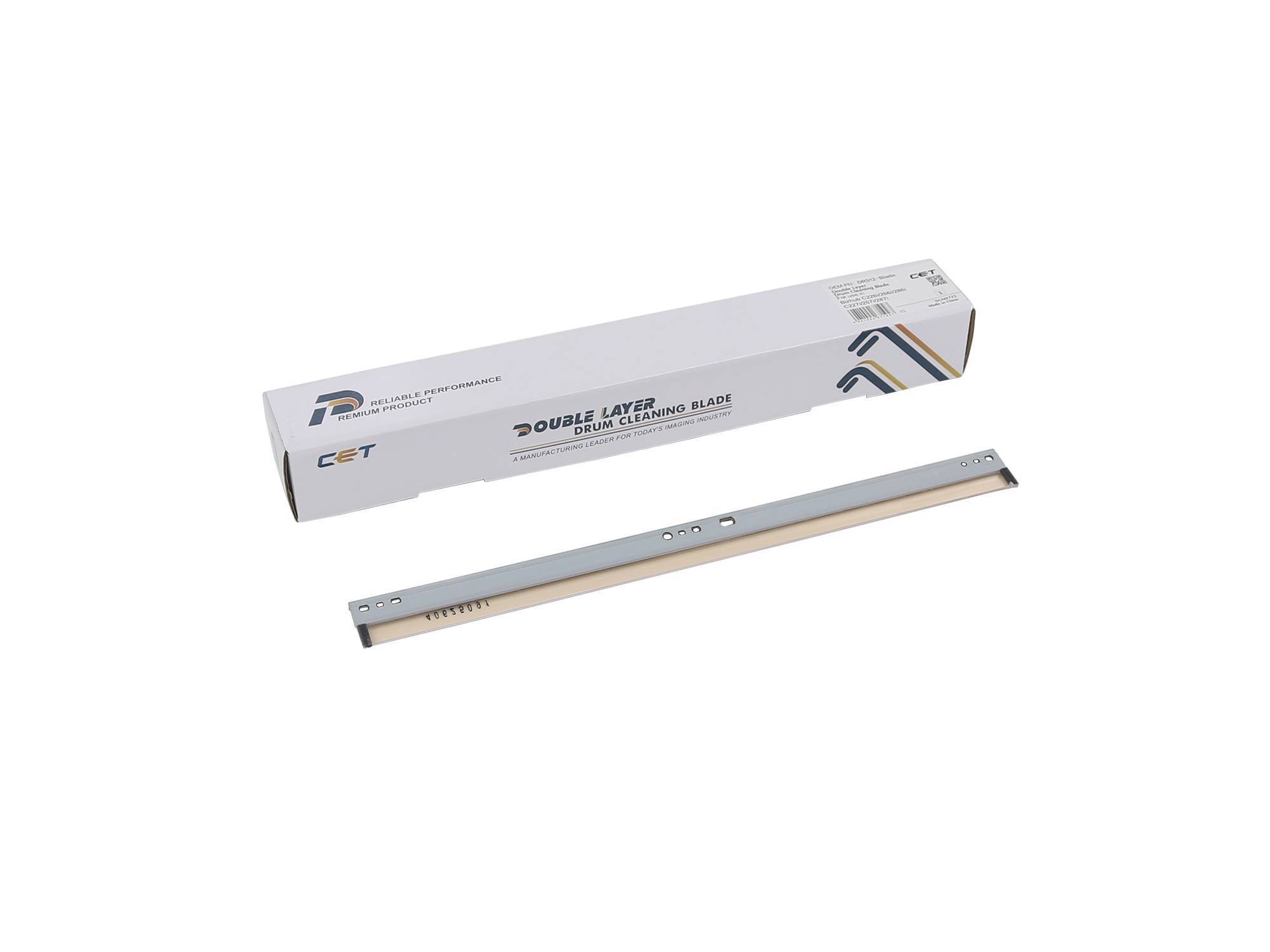 Ракель (Wiper Blade) Konica-Minolta bizhub C227i/C257i/C287i двухслойный (DR512-Blade) CET