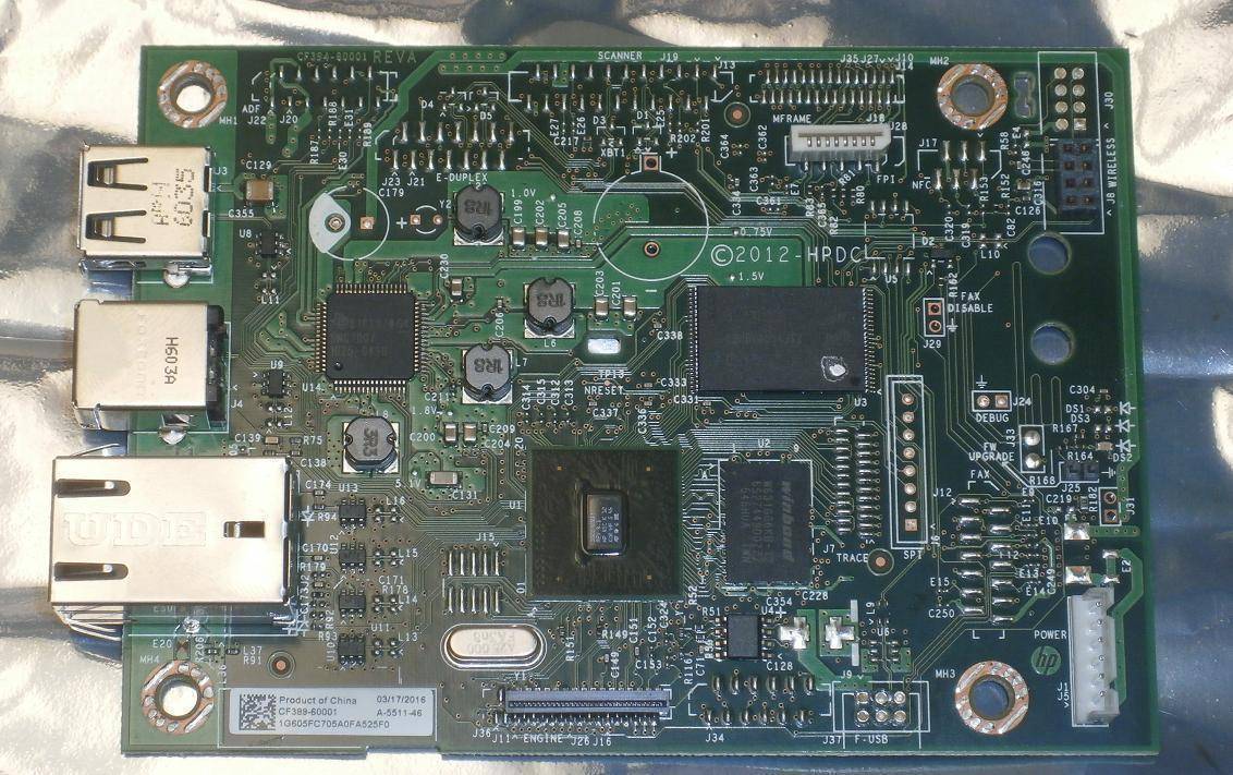 Плата форматера HP CLJ M452dn (CF389-60003/CF389-60002)