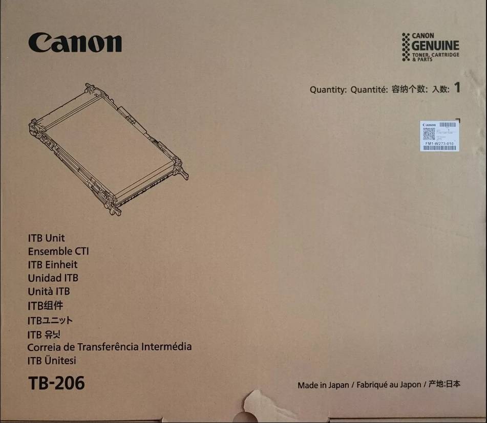 Узел переноса в сборе Canon iR Adv C475/477/478/568 (TB-206/FM1-W273)