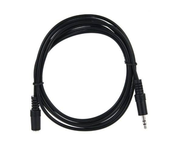Кабель удлинительный VCOM 3.5 Jack (M) - 3.5 Jack (F), стерео, аудио, 1.8м <VAV7179-1.8M>