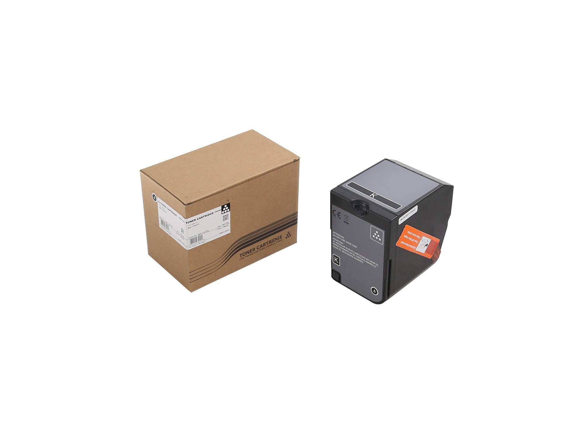 Тонер-картридж для SHARP MX-C507P Black (CPT) (WW (EX. USA)) 257,6г, 16000 стр. (MX-C51TB) CET