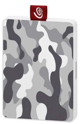 Твердотельный диск 500GB Seagate STJE500404 One Touch Special Edition, 2,5", USB 3.0, Camo Gray/White