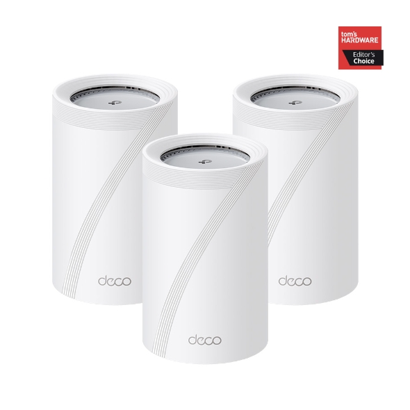 Mesh-роутер TP-Link Deco BE65 Pro (3-Pack), BE9300, Wi-Fi 7, 3-диапазонный