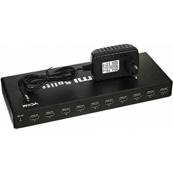 Переключатель-разветвитель HDMI 2 =>8 VCOM<DD4528>