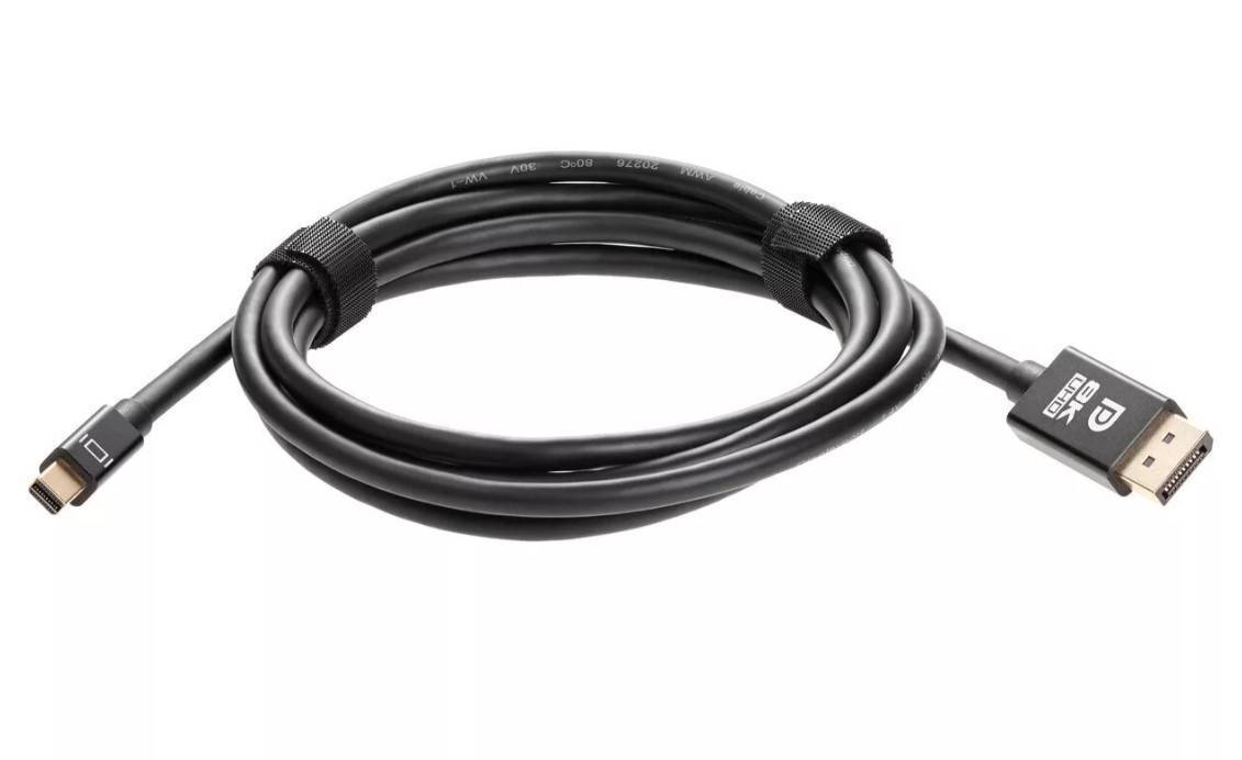 Кабель 1.4V Mini DisplayPort M <--> Display Port M 1,8м  4K@120HZ 8K@60HZ Telecom