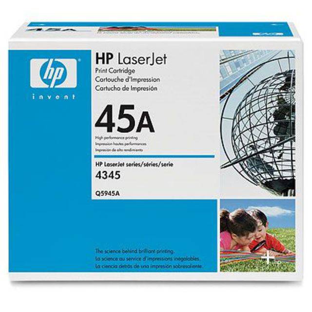 Картридж лазерный HP Q5945A черный бар.в компл. (18000стр.) для HP LJ 4345
