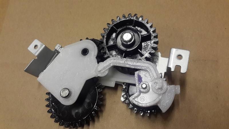 Привод узла выхода бумаги HP LJ M601/M602/M603 (RM1-8410) OEM