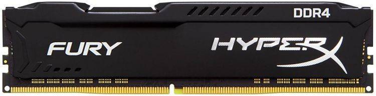 Модуль памяти Kingston 16GB 3200МГц DDR4 CL18 DIMM HyperX FURY Black