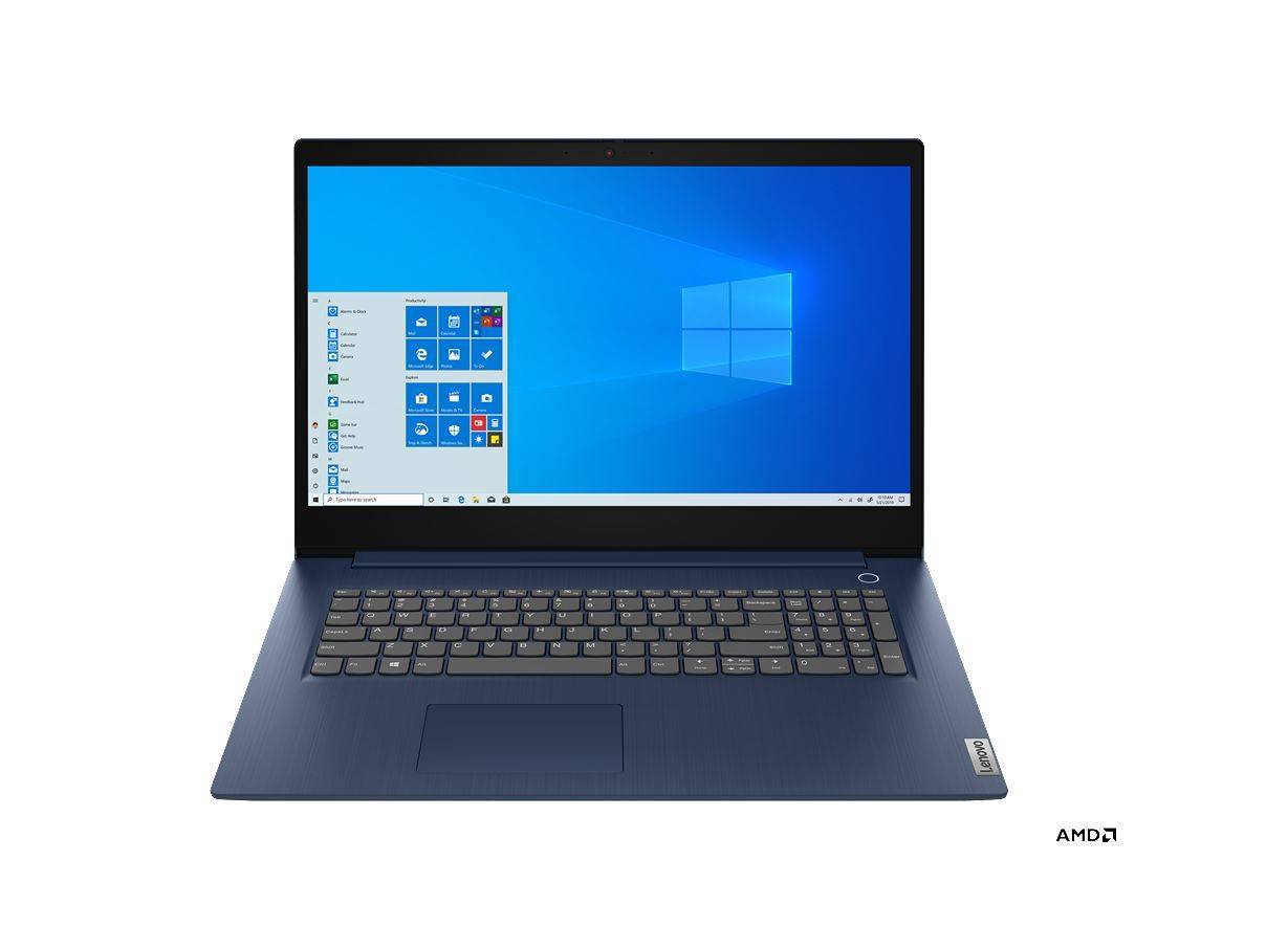 Ноутбук Lenovo IP3 17ADA05 17.3" HD+, AMD R5-3500U, 8Gb, 256Gb SSD, no ODD, Win10, серый (81W20097RU)