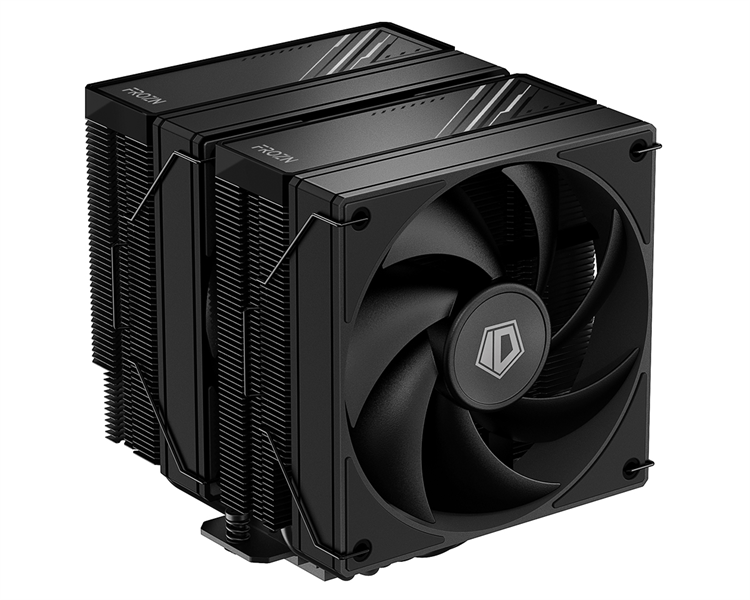 Кулер для процессора ID-COOLING FROZN A620 BLACK LGA1700/1200/115X/AM5/AM4 (6шт/кор, TDP 270W, PWM, черный, 6 тепл.трубок + медная база, FAN 120mm) RET